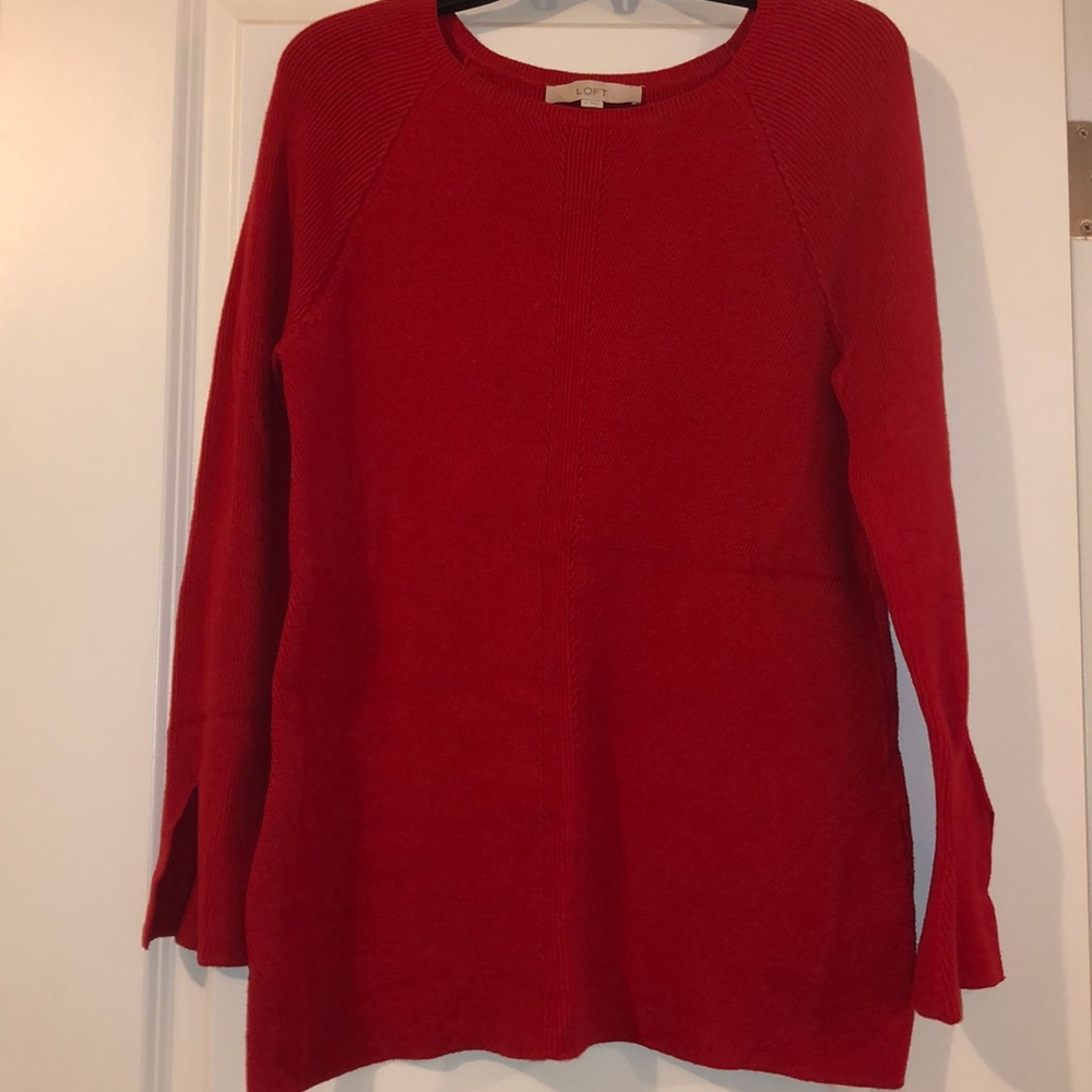 Loft Red sweater